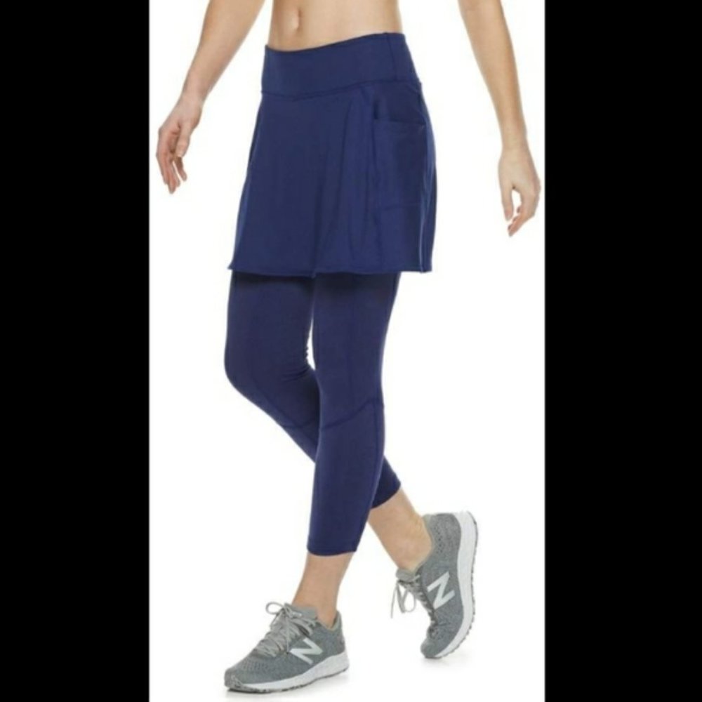 Tek Gear Skirted Leggings Navy L